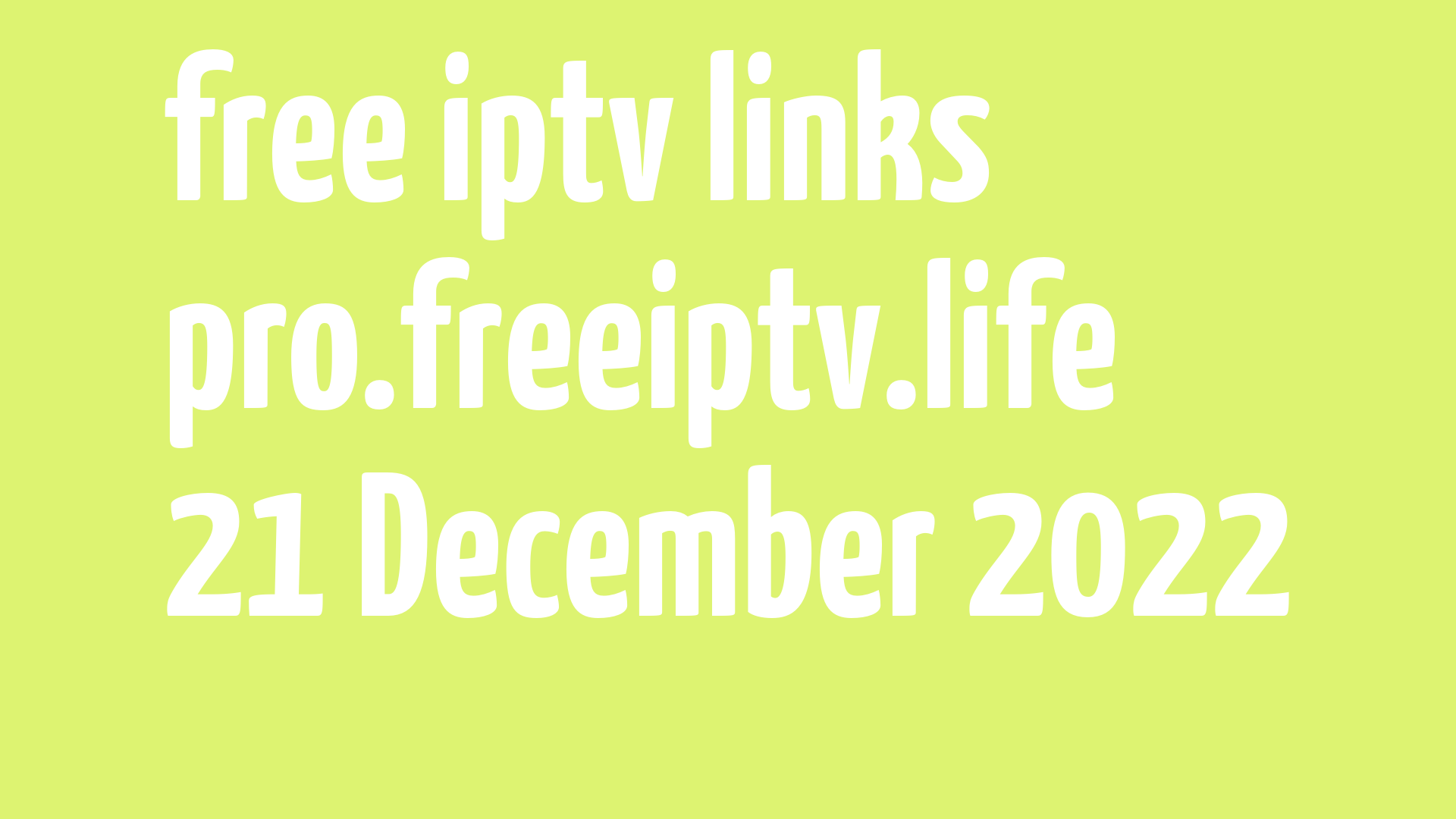 free iptv links 201222